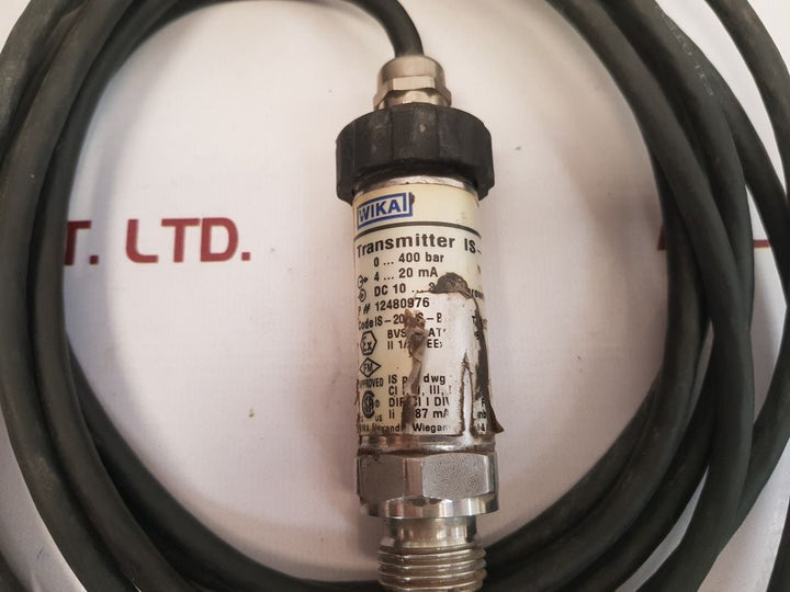 Wika is-20-s pressure transmitter