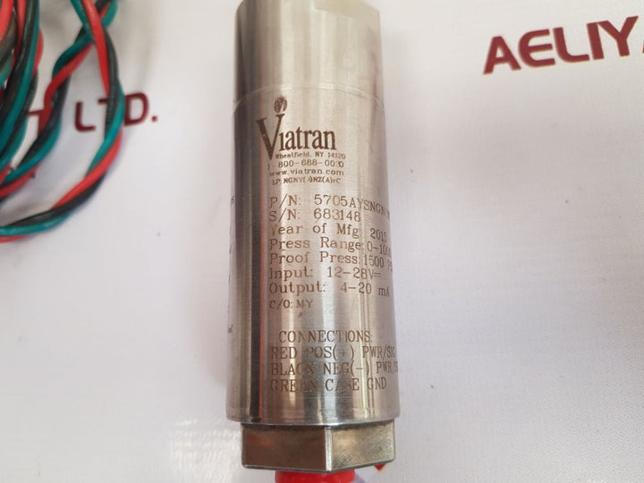 Viatran 5705aysngnynz pressure transmitter 