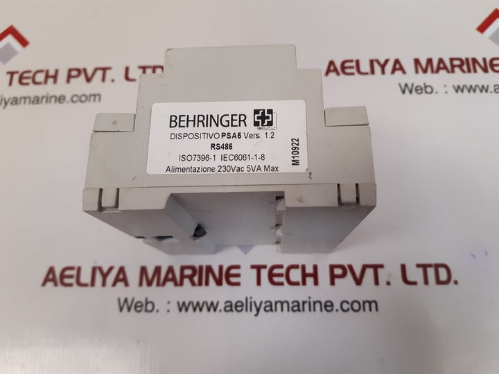 Behringer dispositivo psa5 vers. 1.2