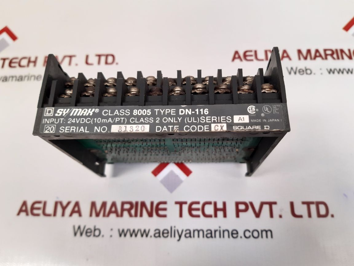 Square d dn-116 class 8005 input module
