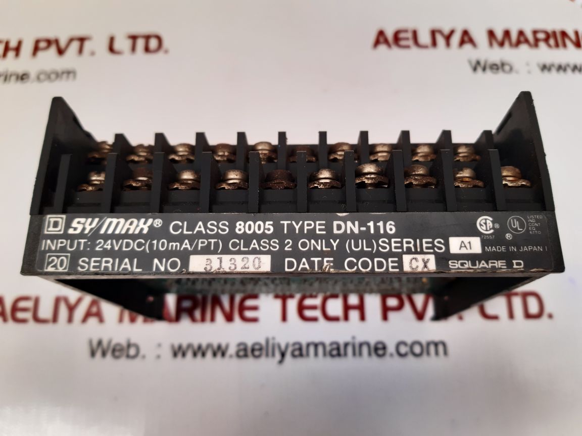 Square d dn-116 class 8005 input module
