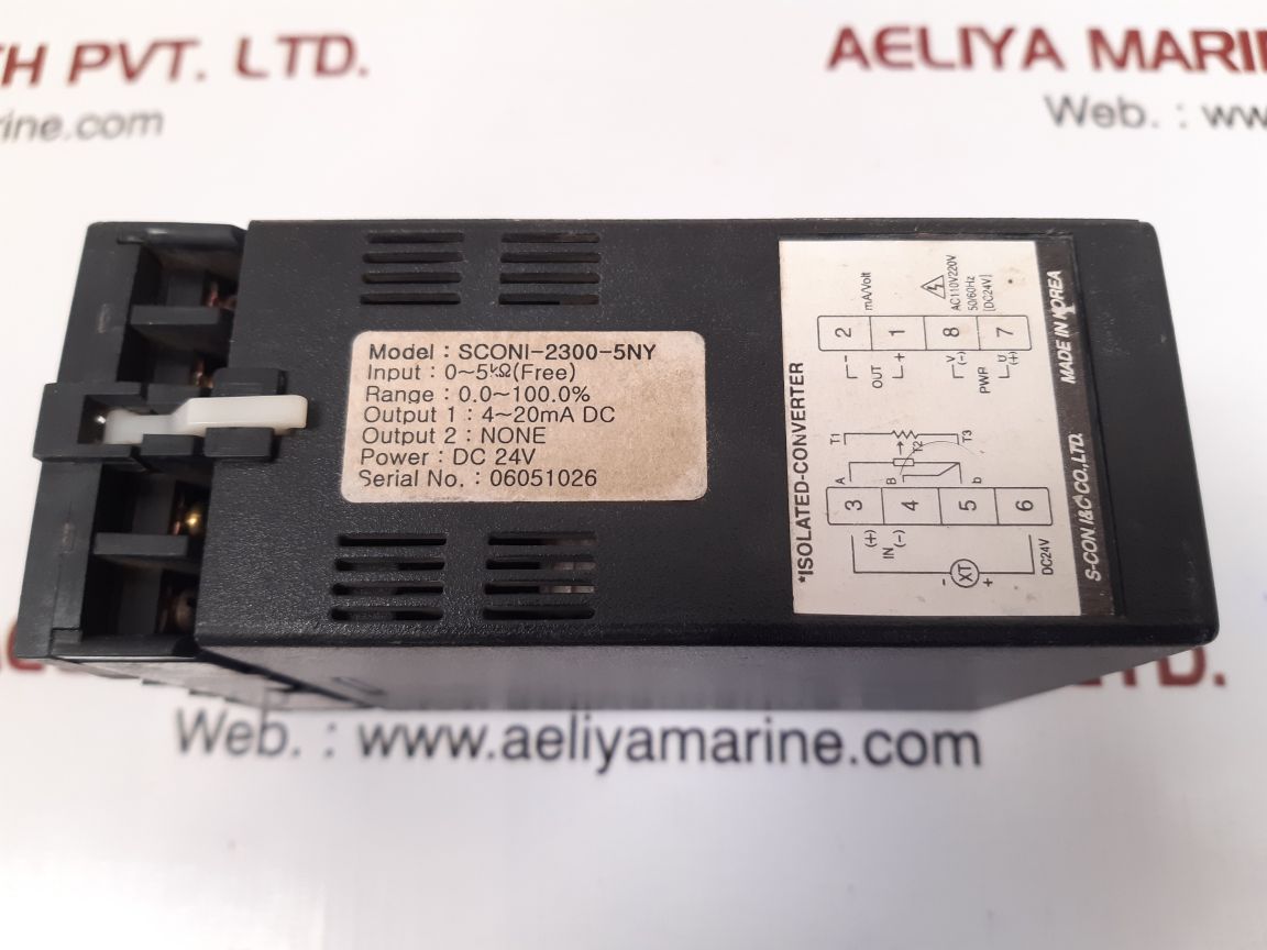 S-con 2000 series sconi-2300-5ny isolated-converter
