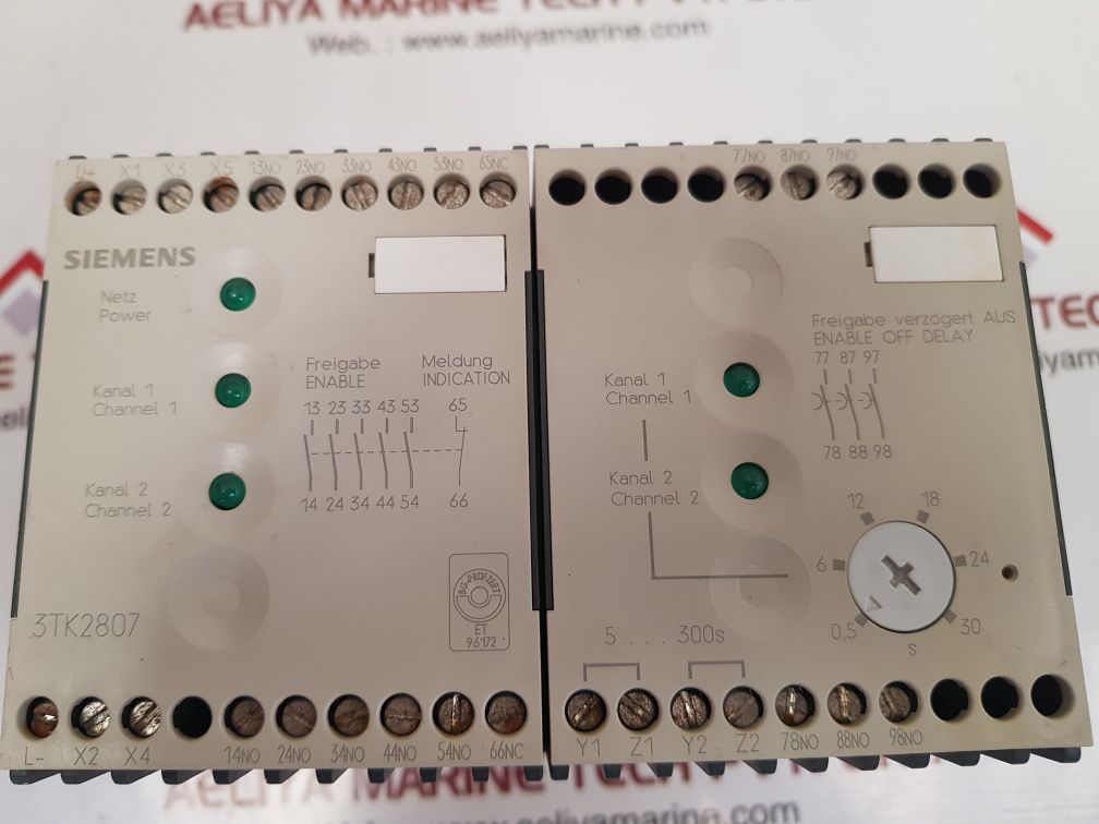Siemens 3tk2807-0bb4 safety relay combination