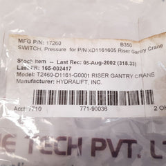 Oiltech ds 302/g pressure switch
