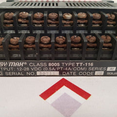 Square d sy/max tt-116 output module with dn-116 input module
