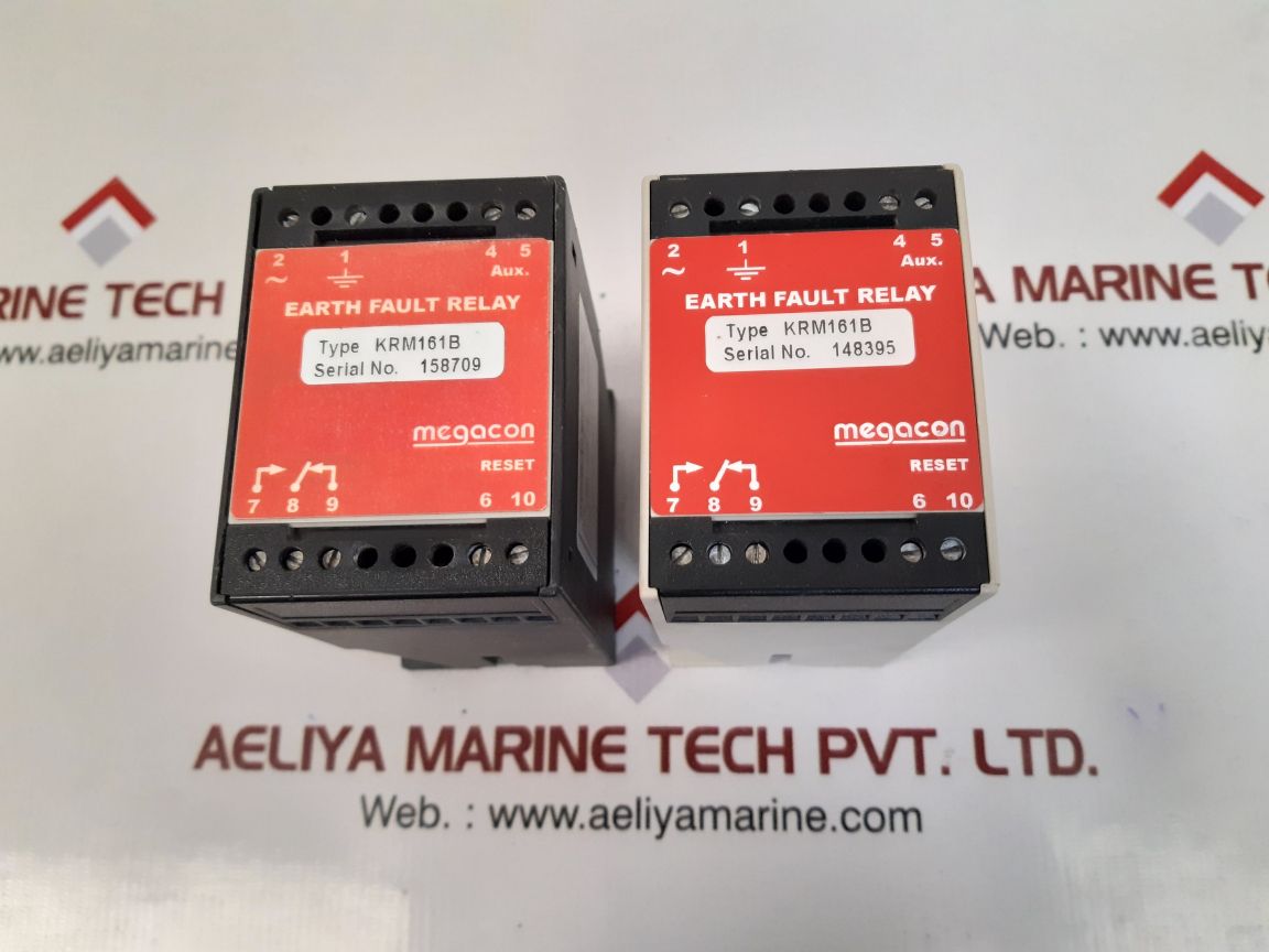 Megacon krm161b earth fault relay

