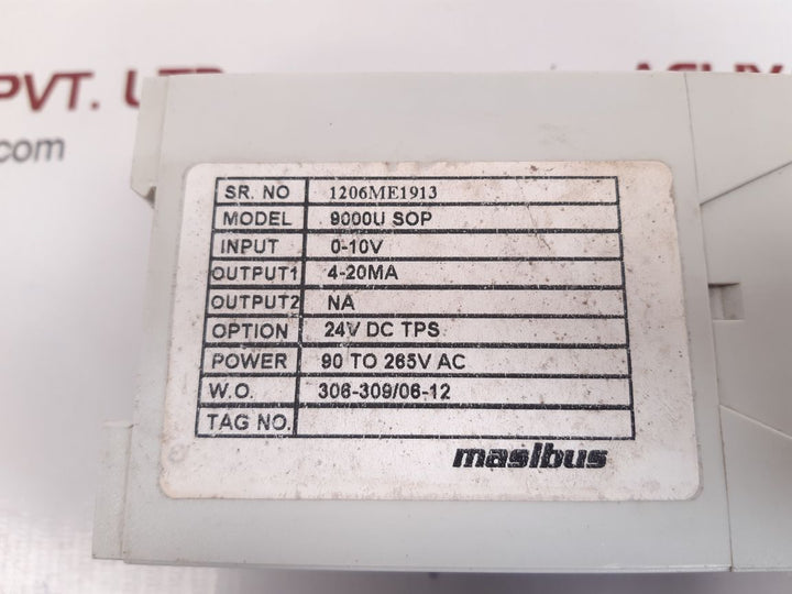Masibus 9000u sop isolated converters
