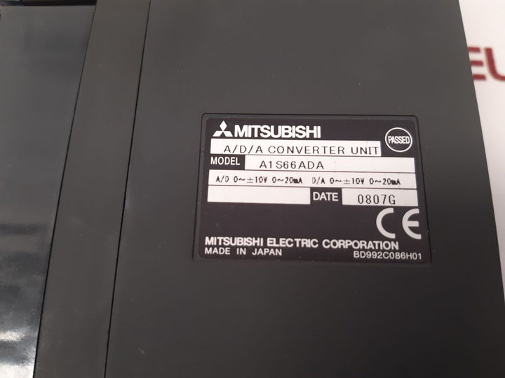 Mitsubishi a1s66ada a/d/a converter unit
