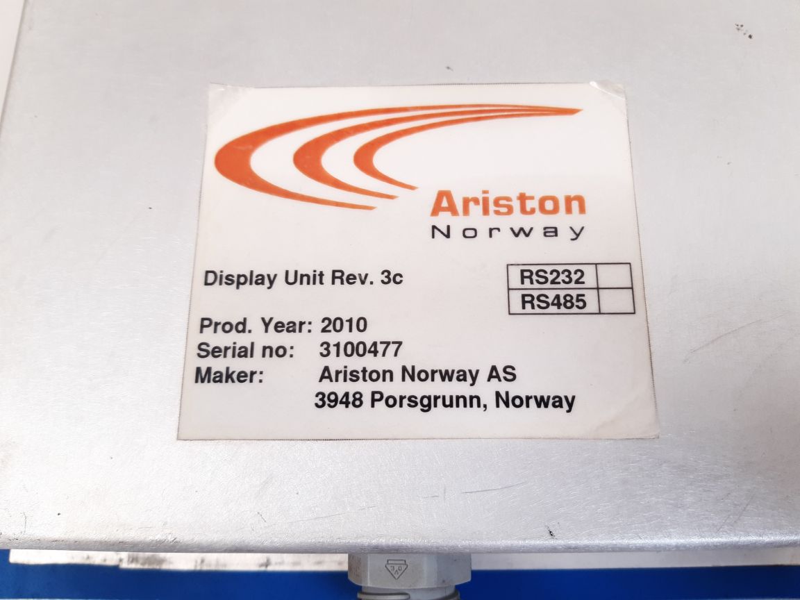 Ariston display unit tdu rev. 3c
