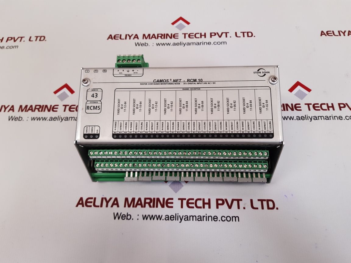 Stein sohn camos net-rcm 10 reefer container monitoring b101002a 000000143
