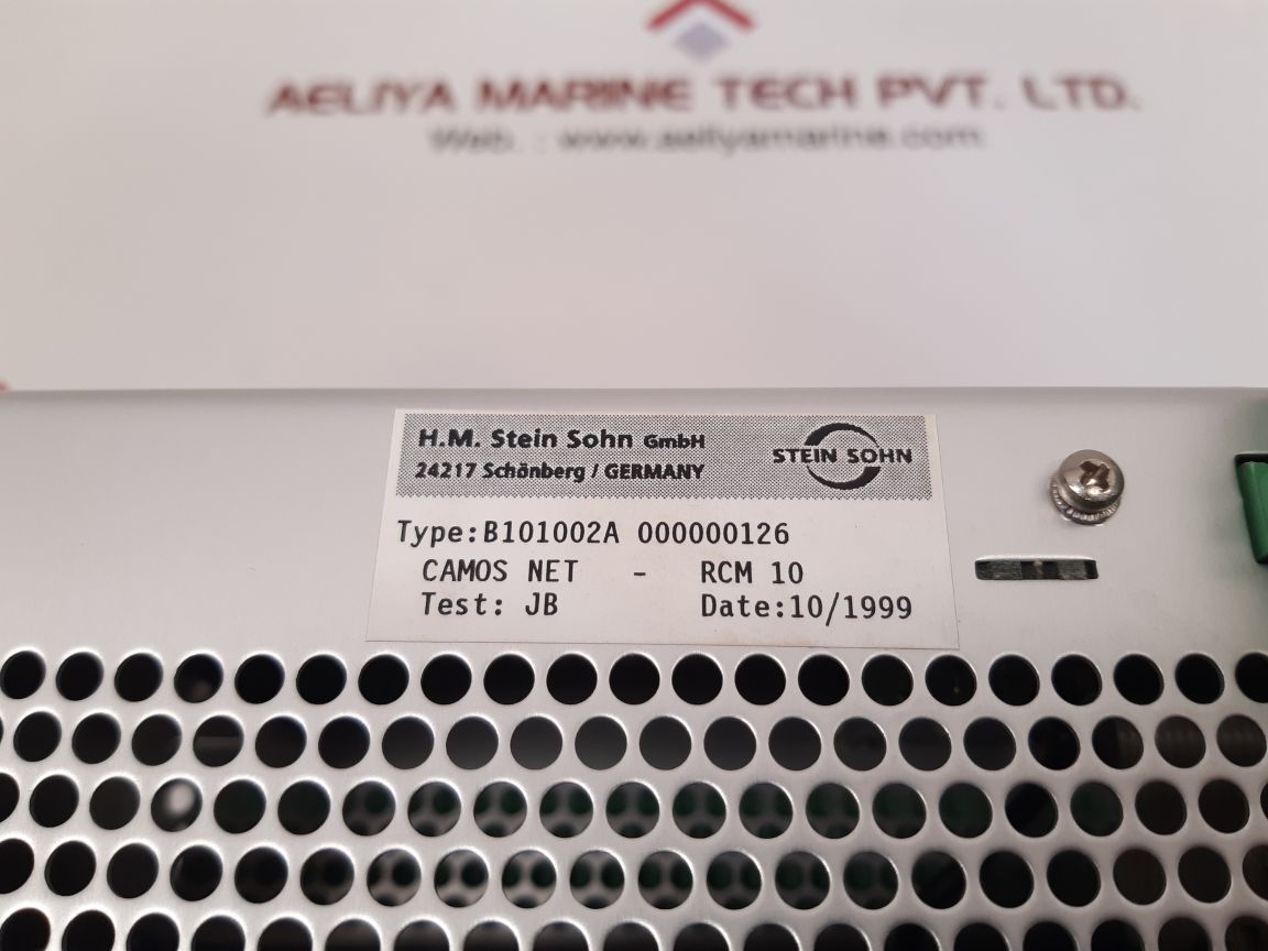 Stein sohn camos net-rcm 10 reefer container monitoring b101002a 000000126
