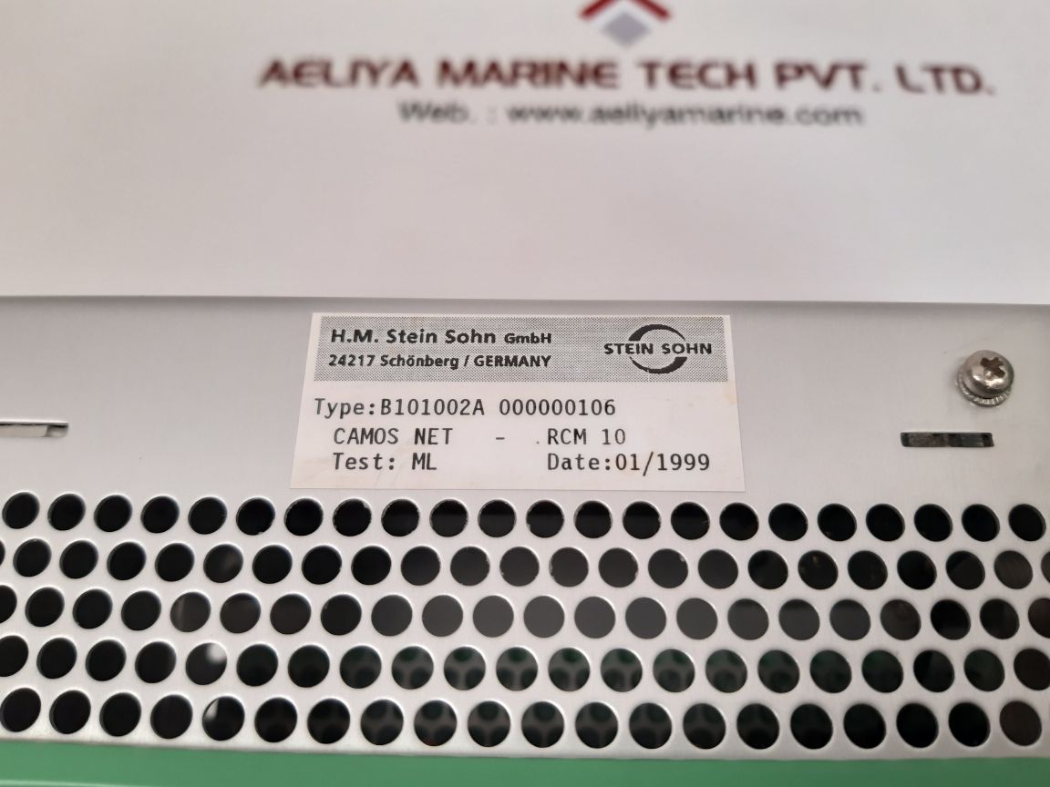Stein sohn camos net-rcm 10 reefer container monitoring b101002a 000000106

