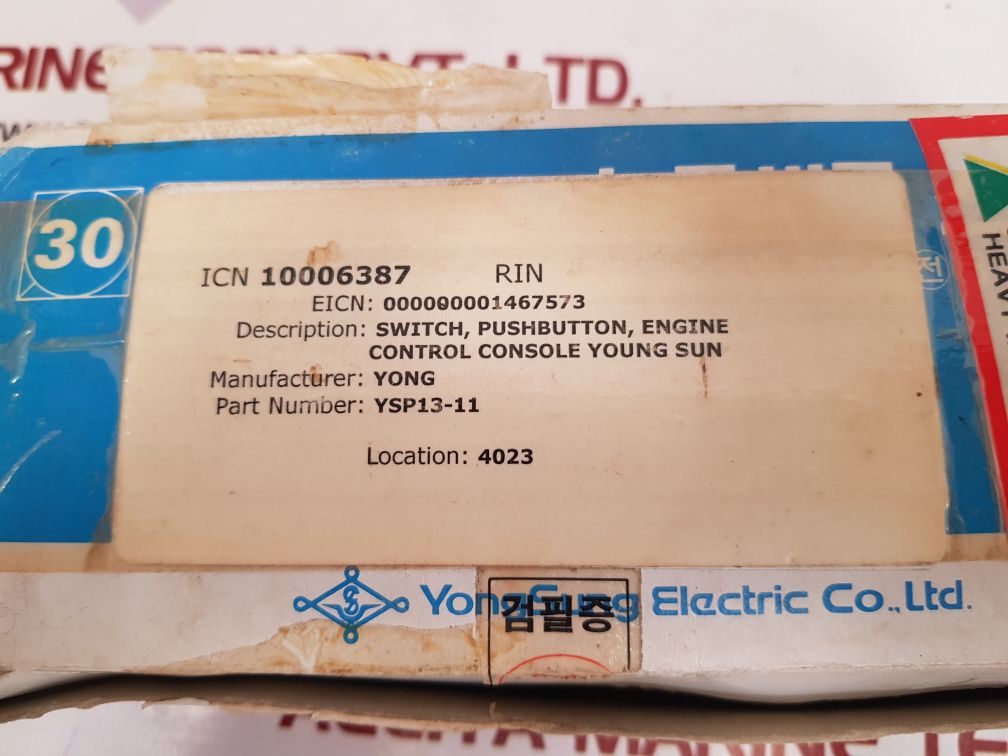 Set of 3x Yong sung ysp13-11 pushbutton switch