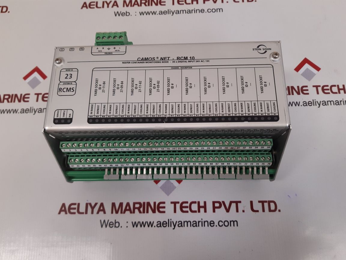 Stein sohn camos net-rcm 10 reefer container monitoring b101002a 000000123
