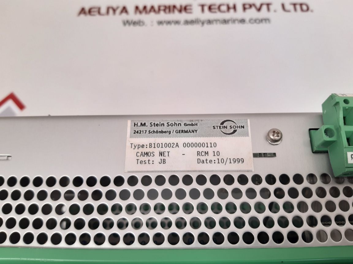 Stein sohn camos net-rcm 10 reefer container monitoring b101002a 000000110
