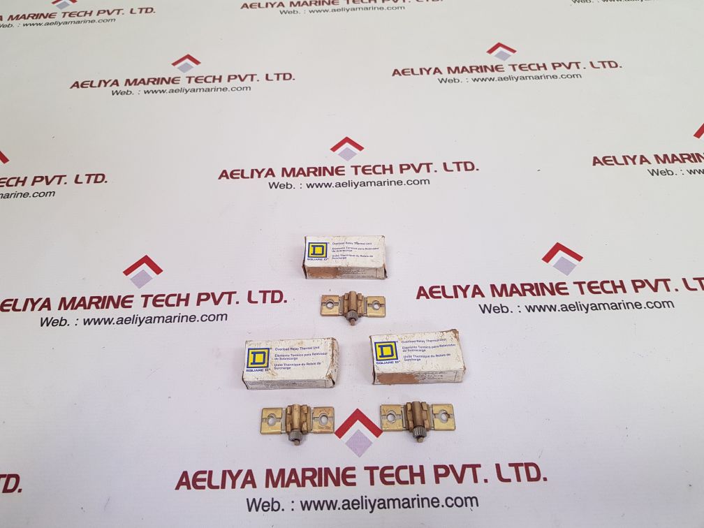 Set of 3x Square d b7.70 overload relay thermal unit 