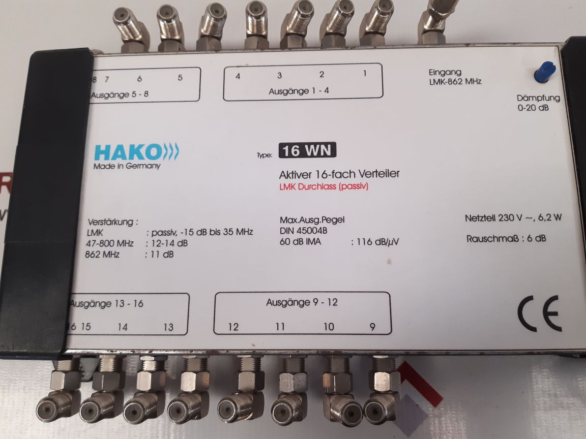 Hako 16 wn active 16-way distributor