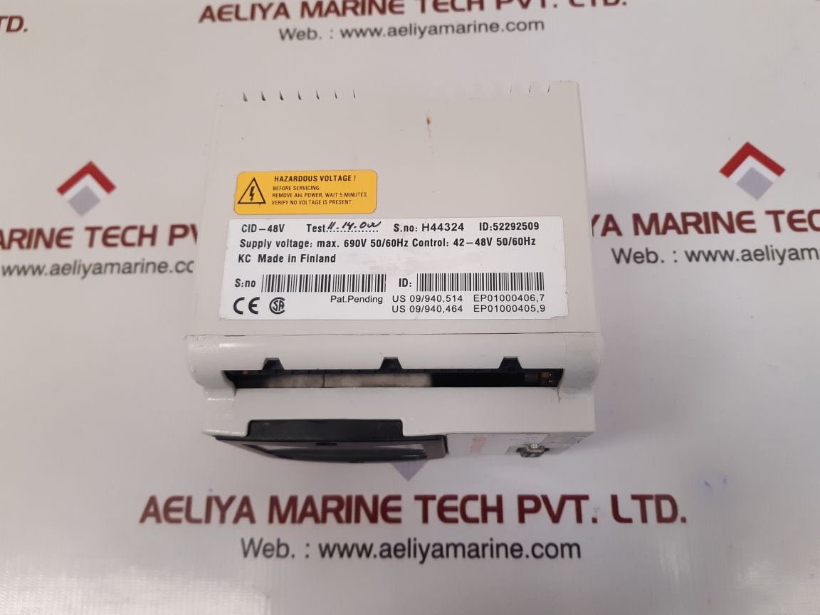 Controlpro cid-48v condition monitoring unit 52292509