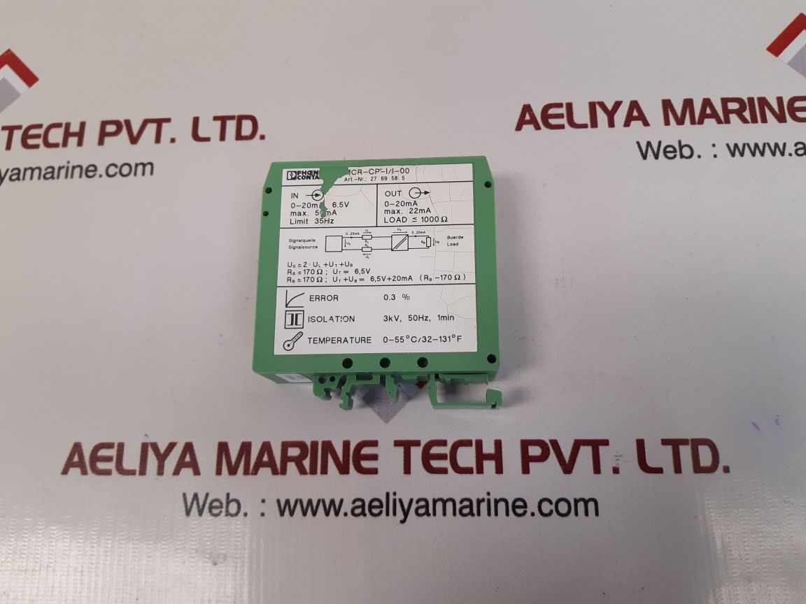 Phoenix contact mcr-cp-i/i-00 loop powered isolator