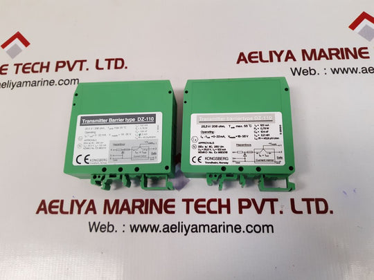 Set of 8x Kongsberg dz-110 transmitter barrier