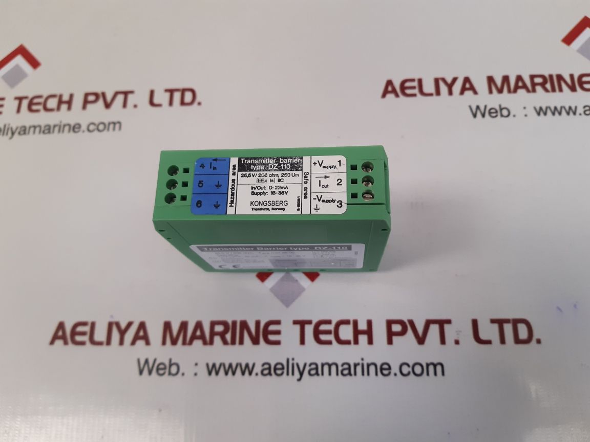 Set of 8x Kongsberg dz-110 transmitter barrier