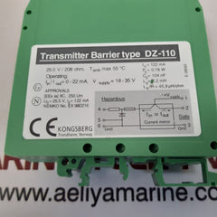 Set of 8x Kongsberg dz-110 transmitter barrier
