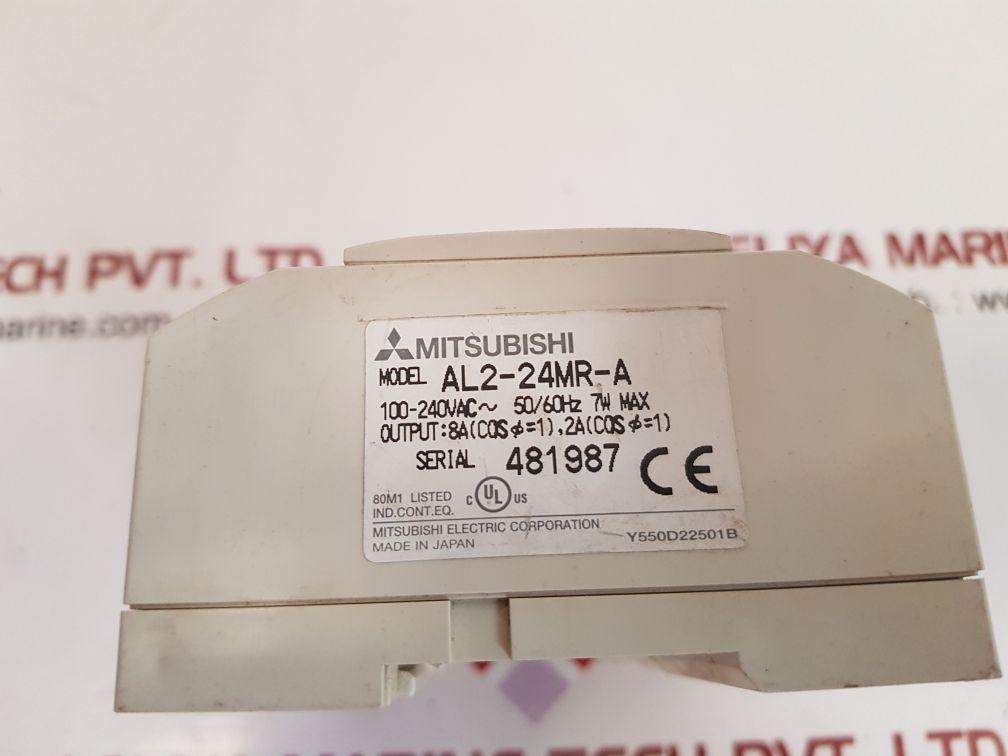 Mitsubishi al2-24mr-a application controller base unit used