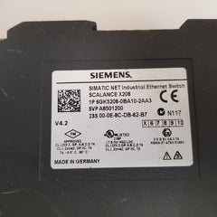 Siemens 6gk5208-0ba10-2aa3 ethernet switch svp a8501200
