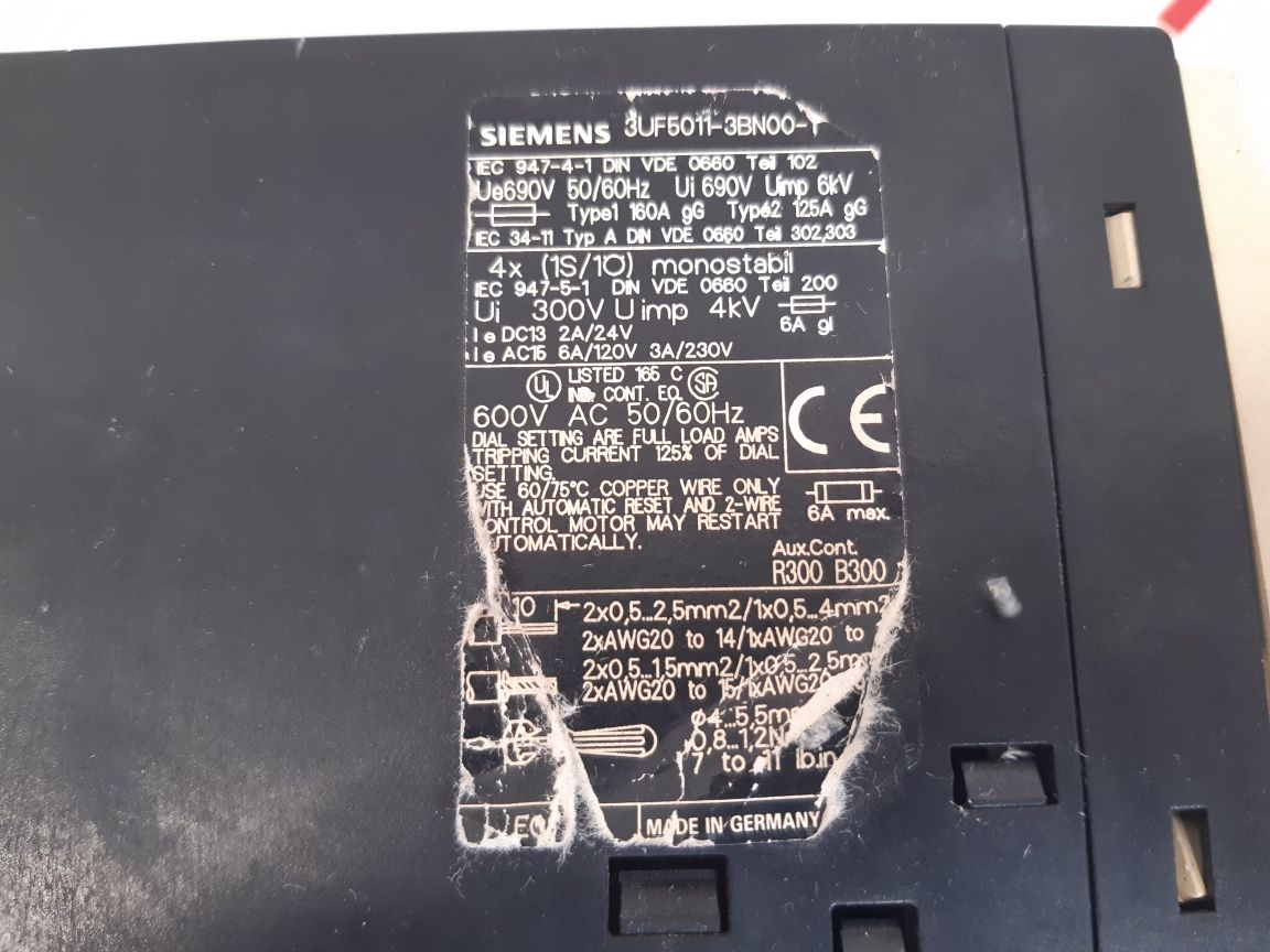 Siemens 3uf5011-3bn00-1 profibus dp basic unit 