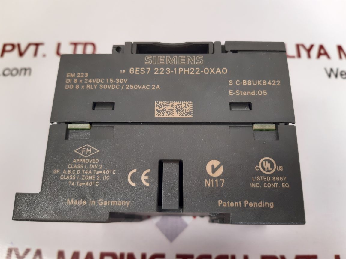 Siemens 6es7 223-1ph22-0xa0 digital module 