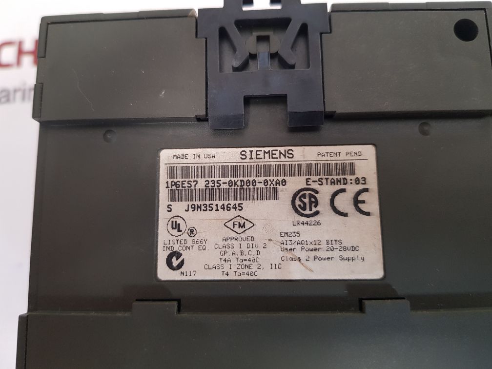 Siemens 6es7 235-0kd00-0xa0 with 6es7 223-1ph00-0xa0 analog module set