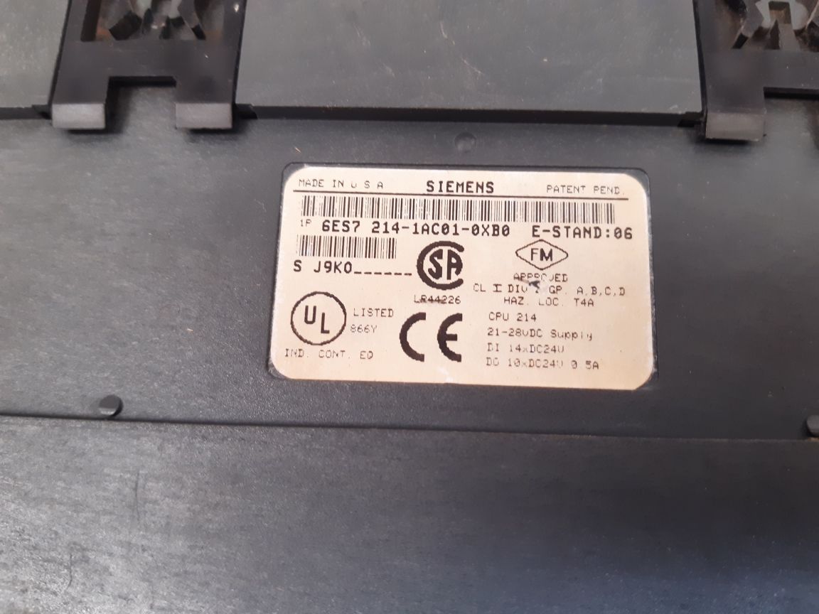 Siemens 6es7 214-1ac01-0xb0 simatic s7-200 module e-stand: 06