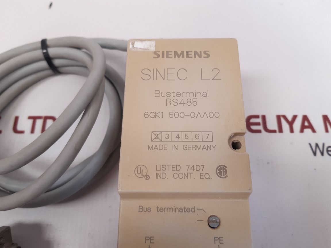 Siemens 6gk1 500-0aa00 sinec l2 bus terminal