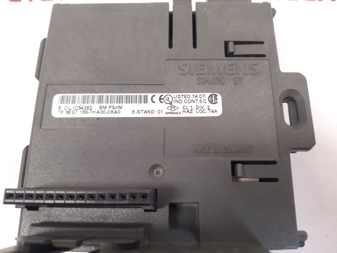 Siemens 6es7 195-7ha00-0xa0 bus module