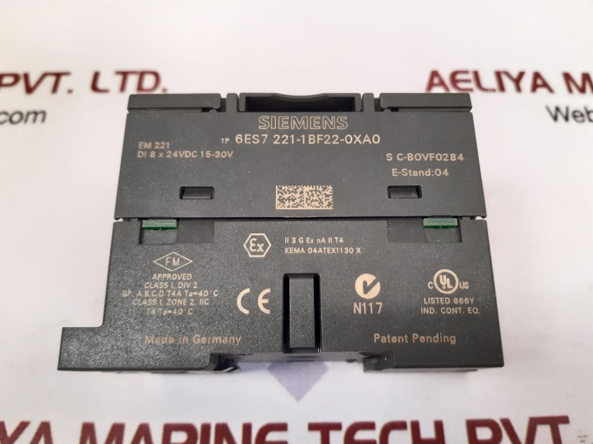 Siemens 6es7 221-1bf22-0xa0 input module