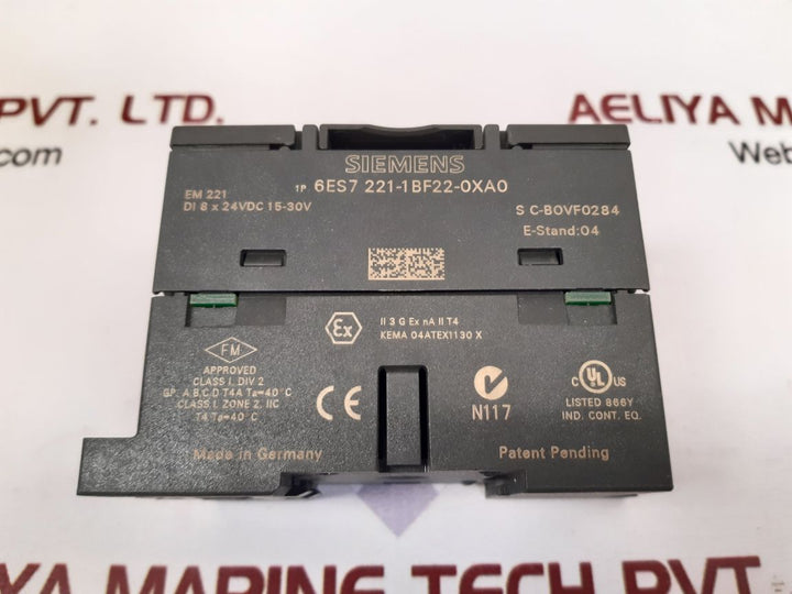 Siemens 6es7 221-1bf22-0xa0 input module