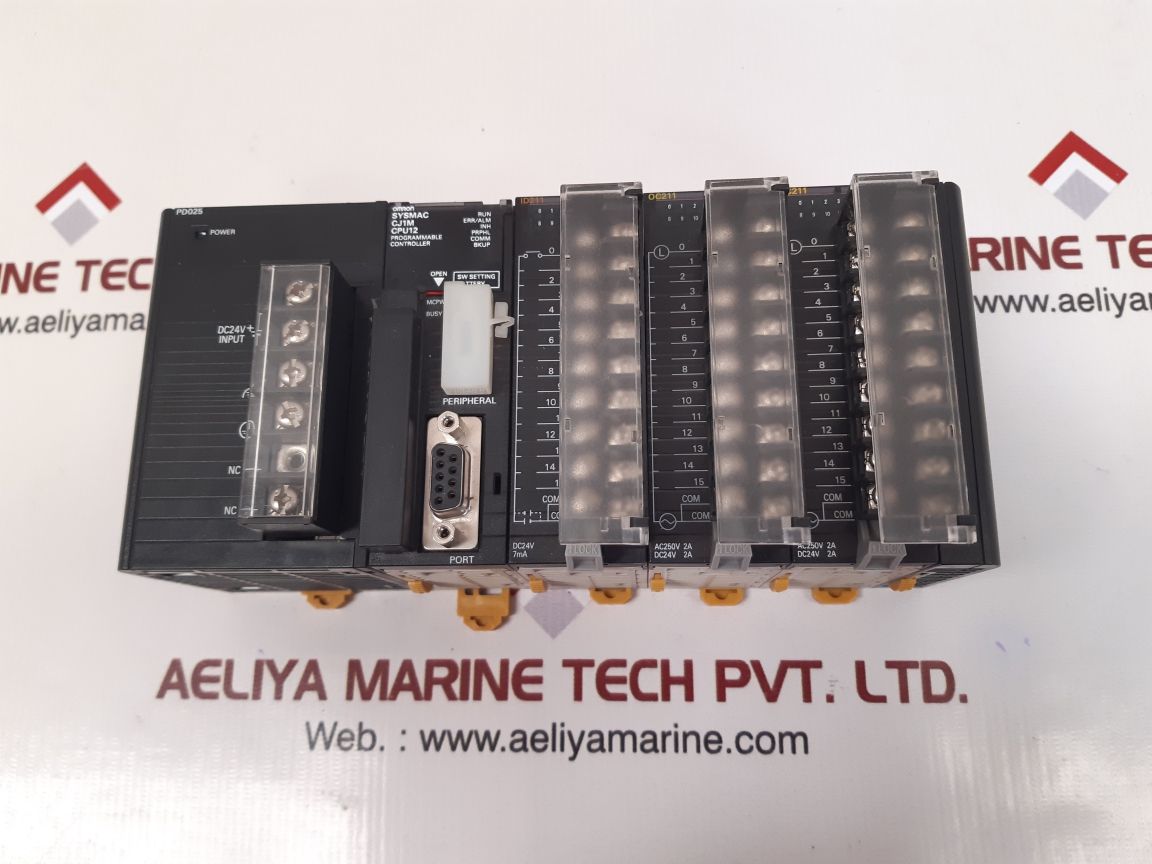 Omron cj1w-pd025,cj1m cpu12,id211,oc211 power supply unit 