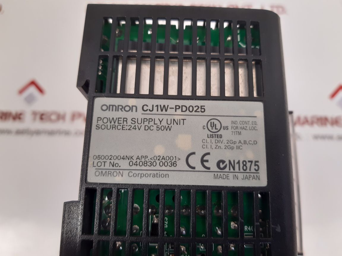 Omron cj1w-pd025,cj1m cpu12,id211,oc211 power supply unit 