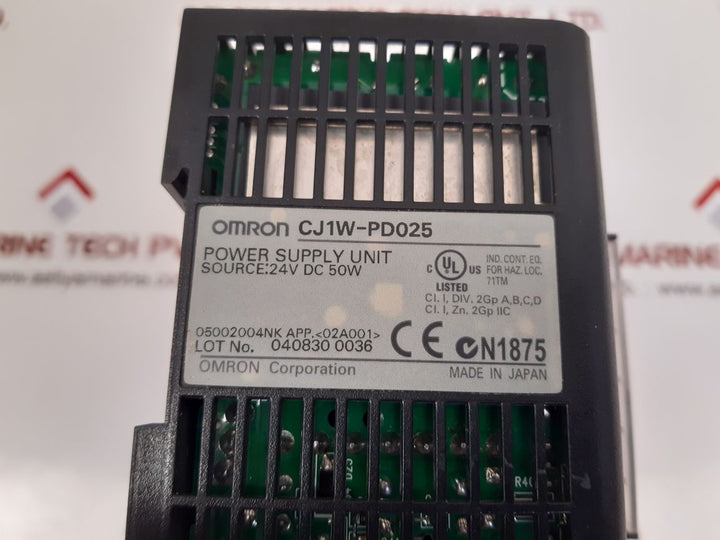 Omron cj1w-pd025,cj1m cpu12,id211,oc211 power supply unit 