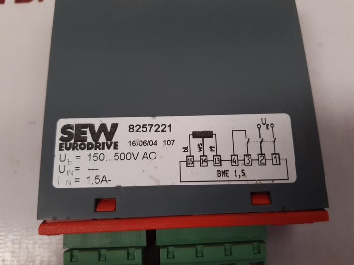 Sew eurodrive 8257221 motor brake rectifier 