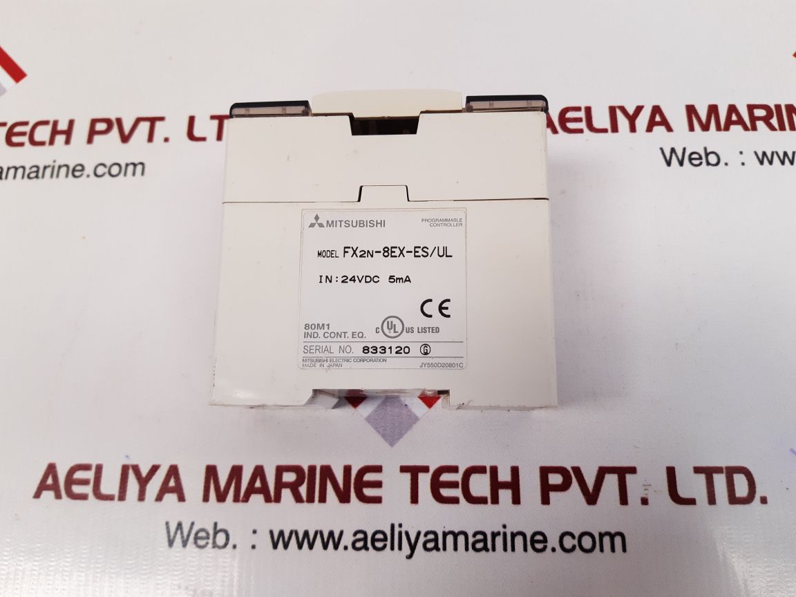 Mitsubishi fx2n-8ex-es/ul programmable controller Used 
