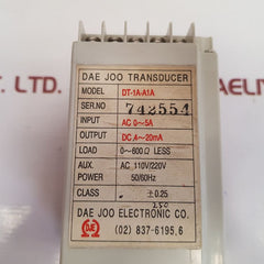 Dae joo  electronic dt-1a-a1a transducer used