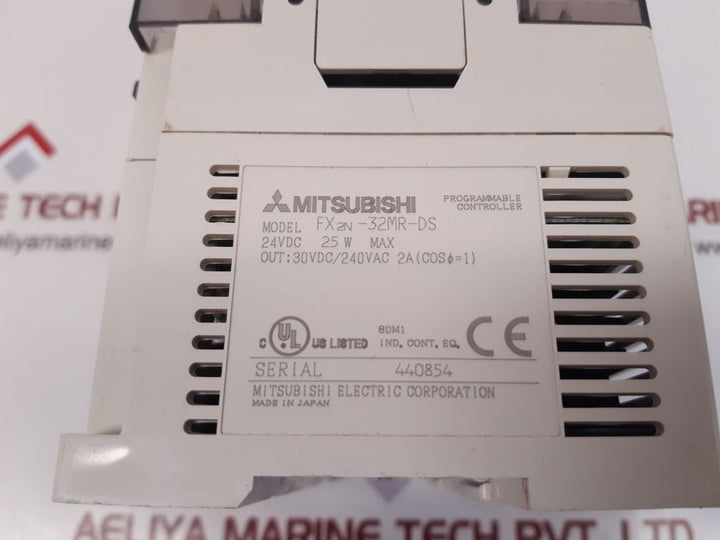Mitsubishi melsec fx2n-32mr-ds programmable controller
