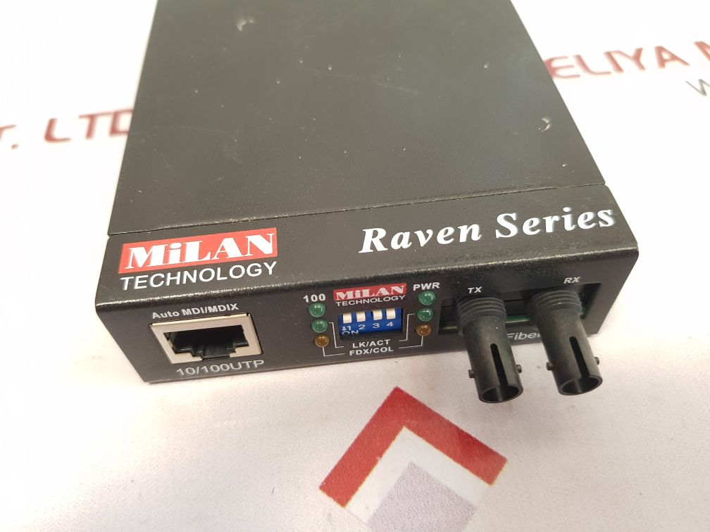 Milan technology raven series mil-rc3112 media converter