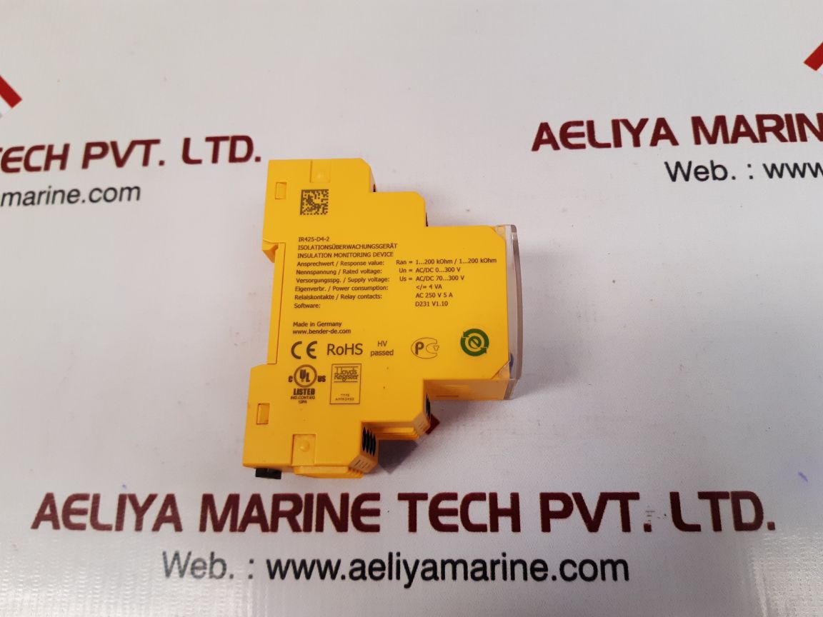 Bender ir425 isometer ir425-d4-2 insulation monitoring device