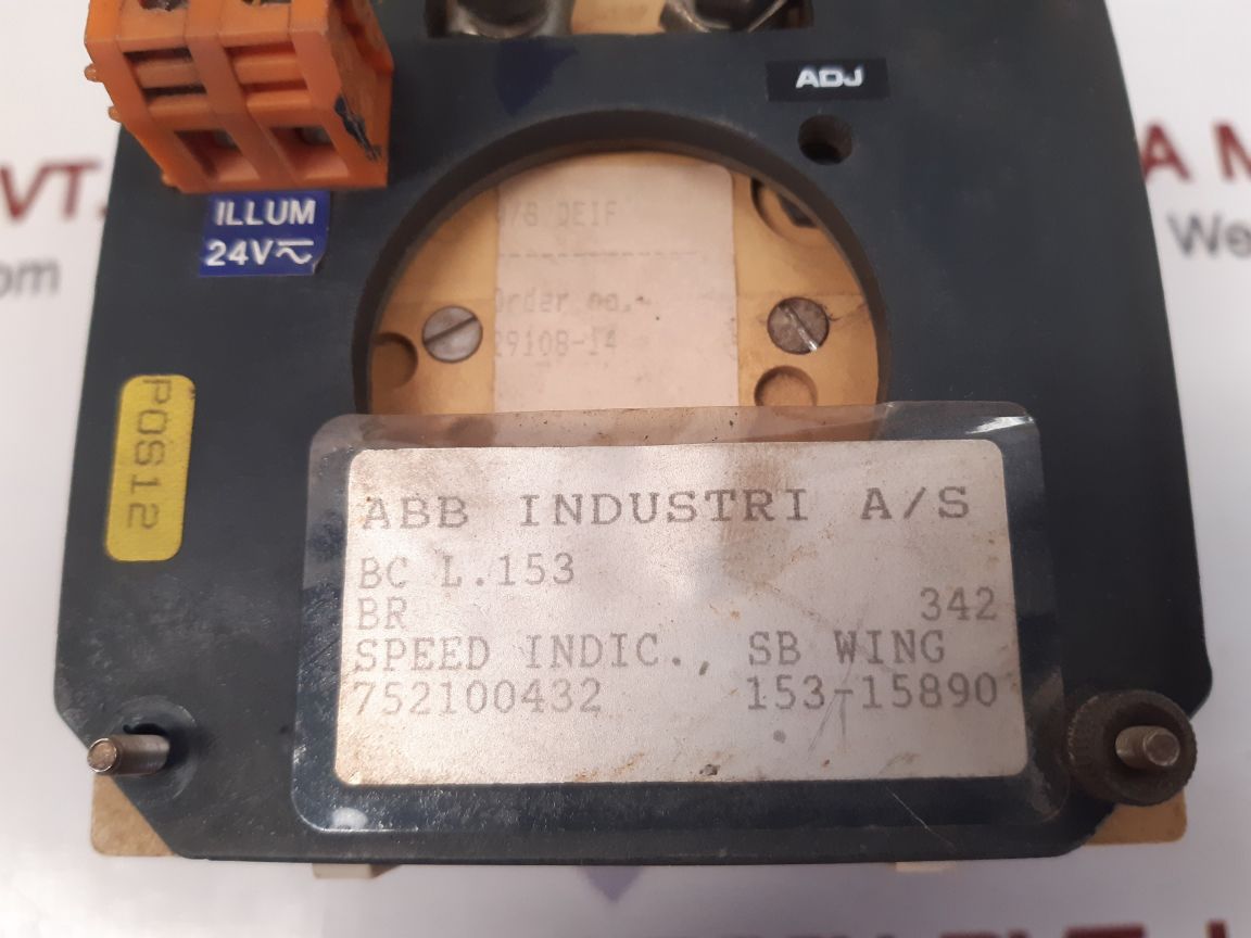 Abb bc l.153 rpm meter 