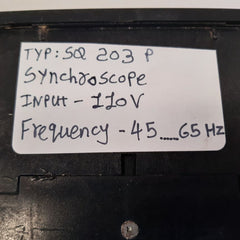 Sq 203 p synchroscope