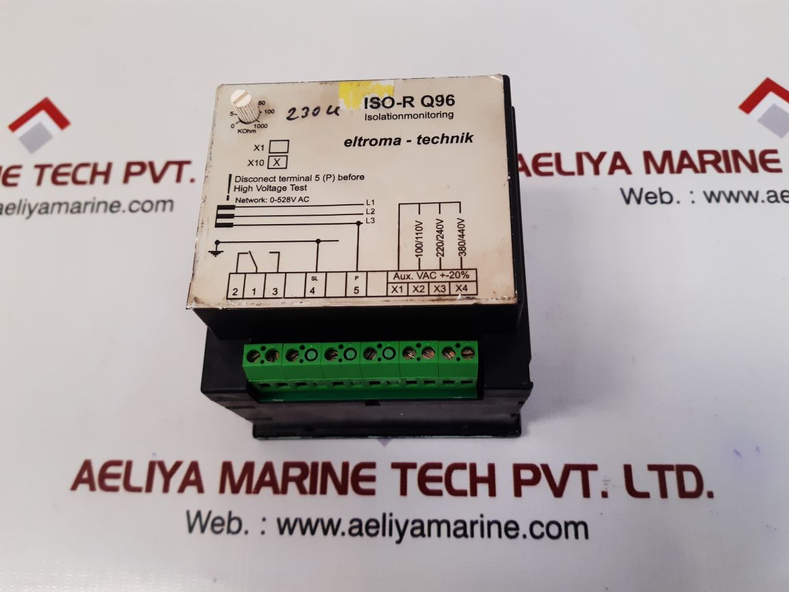 Eltroma iso-r q96 isolation monitoring meter