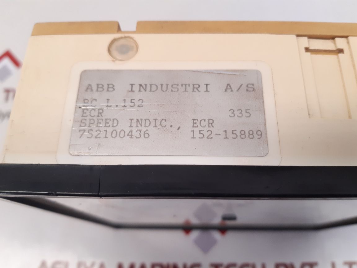 Abb bc l.152 rpm meter  