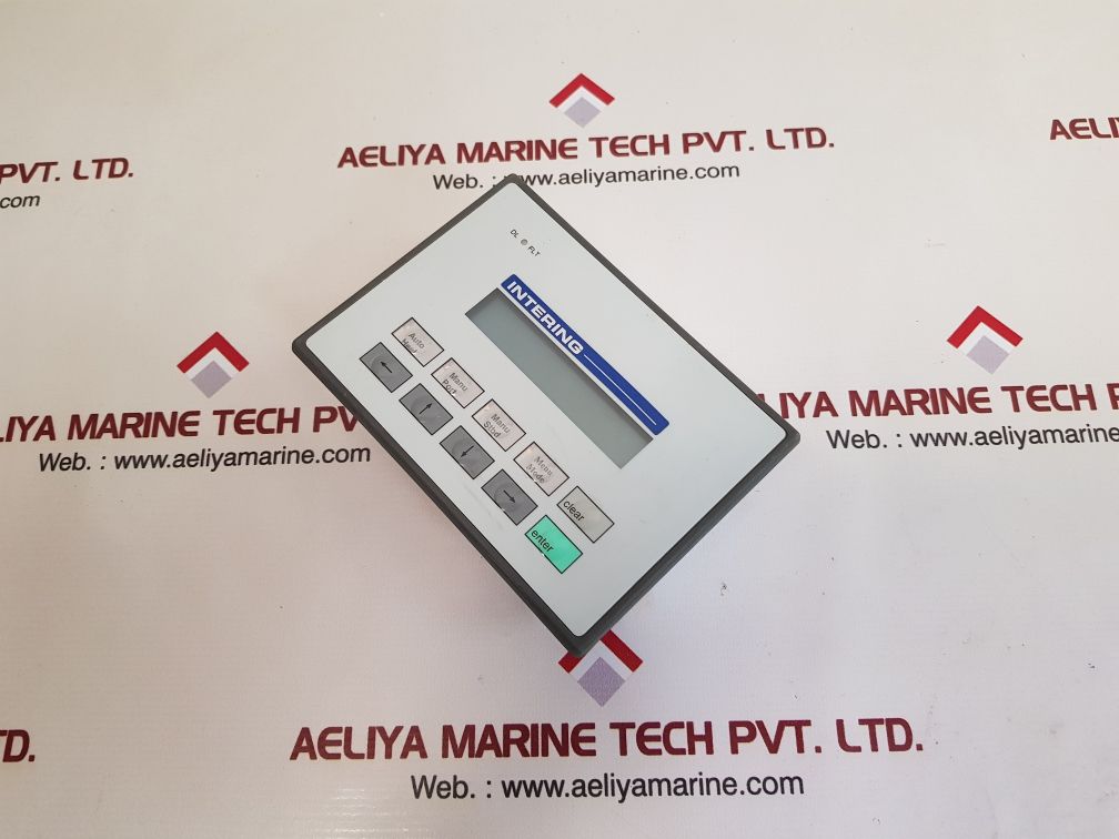 Intering operator panel